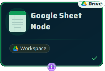 Google Sheets Node